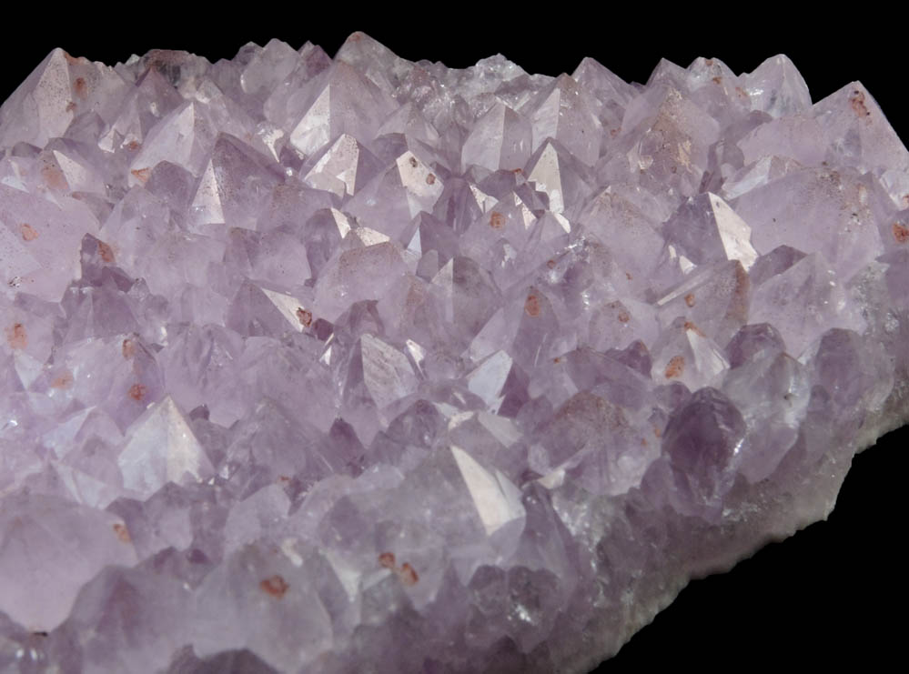 Quartz var. Amethyst with Hematite from Height's Lodge Pocket, Screel Hill, Dumfries & Galloway, Scotland