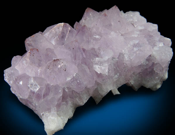 Quartz var. Amethyst with Hematite from Height's Lodge Pocket, Screel Hill, Dumfries & Galloway, Scotland