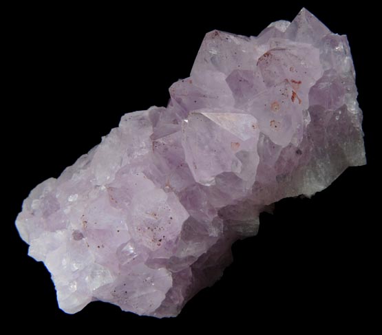 Quartz var. Amethyst with Hematite from Height's Lodge Pocket, Screel Hill, Dumfries & Galloway, Scotland