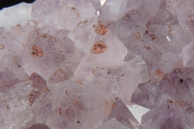 Quartz var. Amethyst with Hematite from Height's Lodge Pocket, Screel Hill, Dumfries & Galloway, Scotland