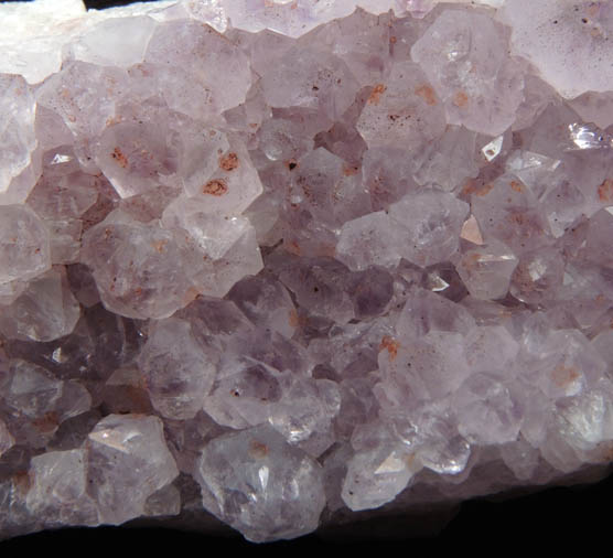 Quartz var. Amethyst with Hematite from Height's Lodge Pocket, Screel Hill, Dumfries & Galloway, Scotland