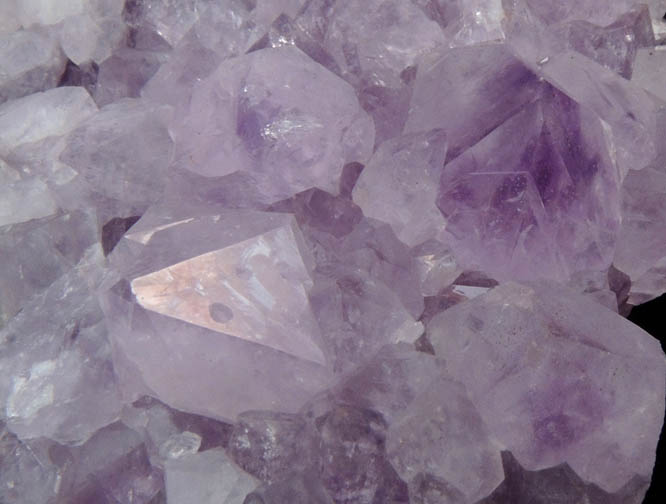 Quartz var. Amethyst from Height's Lodge Pocket, Screel Hill, Dumfries & Galloway, Scotland