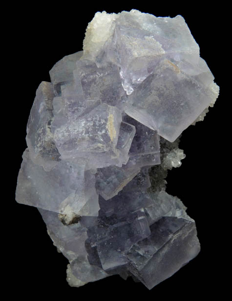 Fluorite on Quartz from Berbes District, Ribadesella, Asturias, Spain