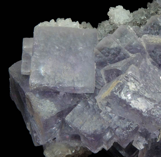 Fluorite on Quartz from Berbes District, Ribadesella, Asturias, Spain