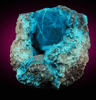 Chrysocolla over Chalcocite from Chimney Rock Quarry, Bound Brook, Somerset County, New Jersey