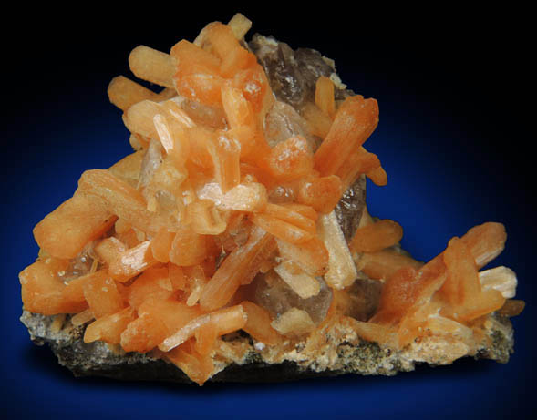 Stilbite on Calcite from Houdaille Quarry, Montclair State University, Essex County, New Jersey