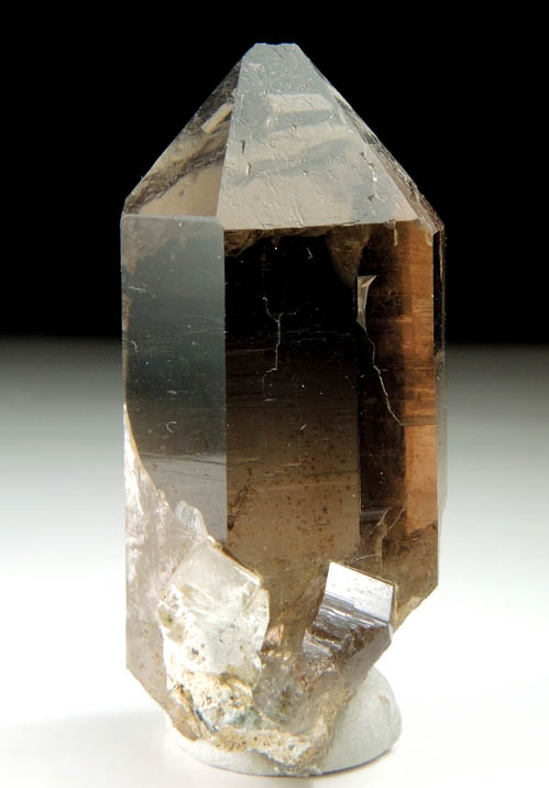 Quartz var. Smoky Quartz (Dauphin Law Twins) from St. Gotthard, Switzerland