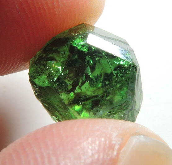 Uvite var. Chrome Tourmaline from Landanai, 93 km south-southeast of Arusha, Masailand, Tanzania