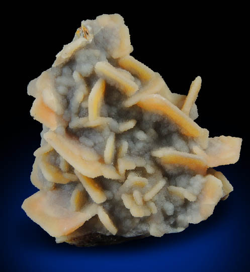 Wulfenite coated with drusy Quartz on Hemimorphite from Finch Mine (Barking Spider Mine), north of Hayden, Banner District, Gila County, Arizona