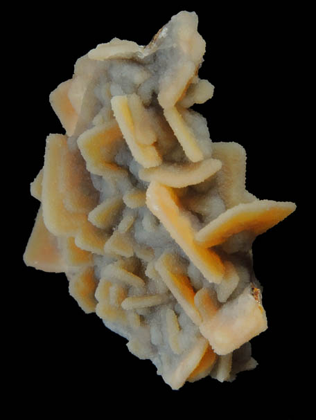 Wulfenite coated with drusy Quartz on Hemimorphite from Finch Mine (Barking Spider Mine), north of Hayden, Banner District, Gila County, Arizona