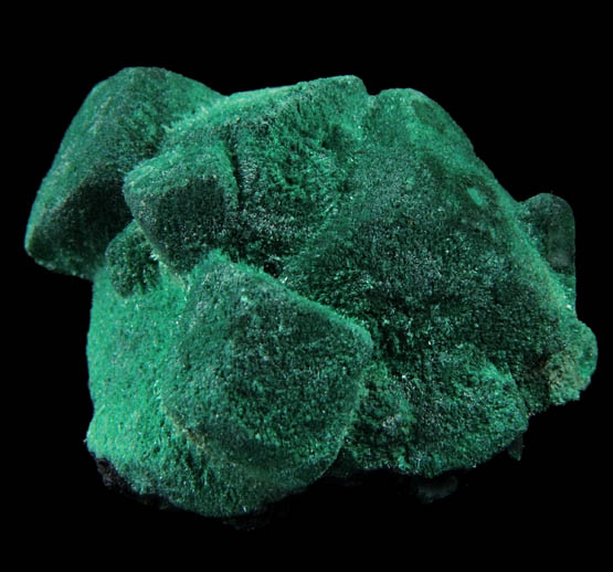 Malachite pseudomorphs after Azurite from New Cornelia Mine, Ajo, Pima County, Arizona