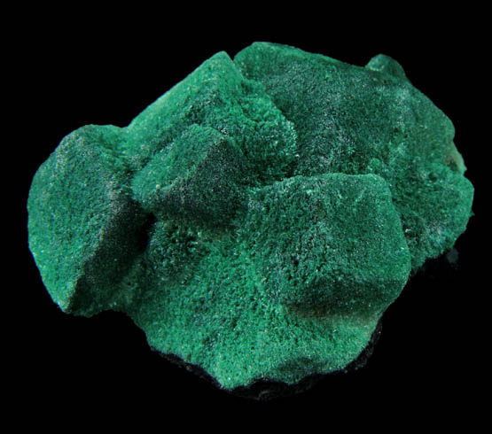 Malachite pseudomorphs after Azurite from New Cornelia Mine, Ajo, Pima County, Arizona