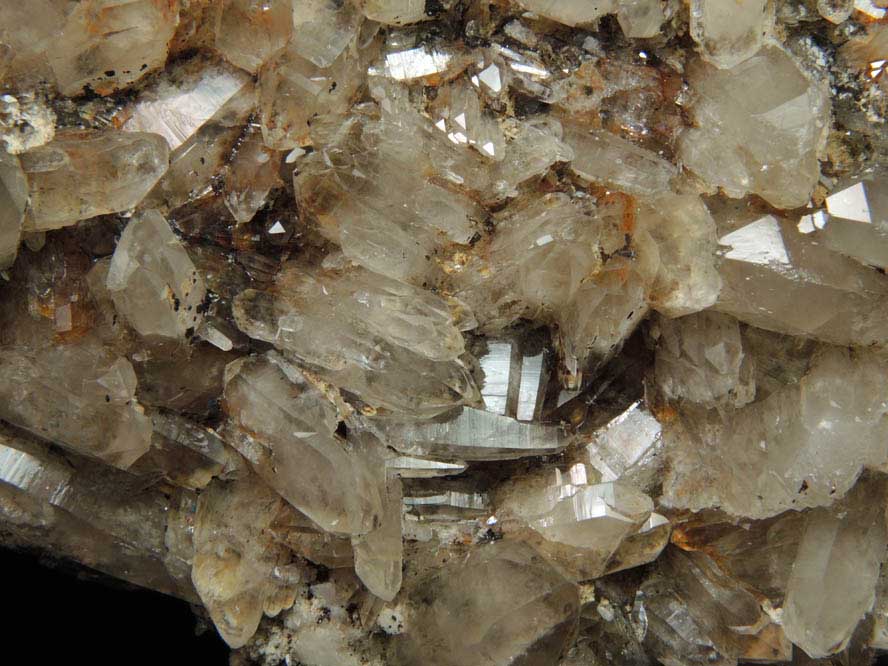 Quartz var. Smoky Quartz on Albite from Peter's Pocket, Bartlett, Carroll County, New Hampshire