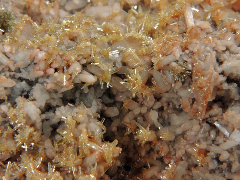 Mimetite, Tetrahedrite, Quartz from Tsumeb Mine, Otavi-Bergland District, Oshikoto, Namibia