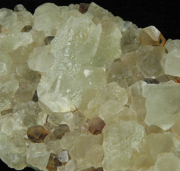 Fluorite over Quartz from William Wise Mine, Westmoreland, Cheshire County, New Hampshire