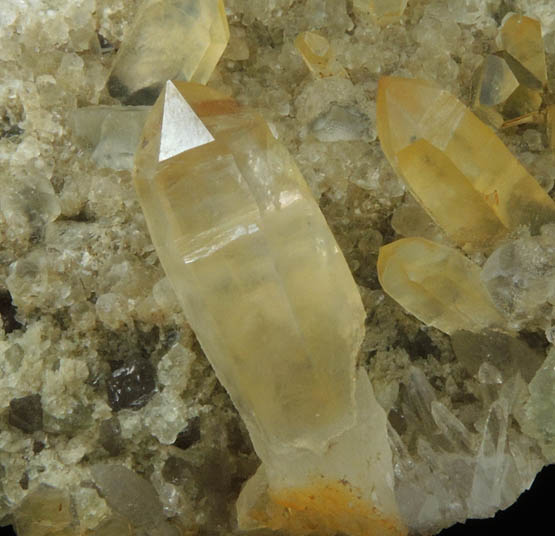 Quartz with Fluorite from William Wise Mine, Westmoreland, Cheshire County, New Hampshire
