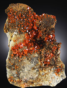 Vanadinite from Red Cloud Mine, Yuma County, Arizona