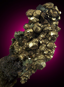 Chalcopyrite on Magnetite from French Creek Mine, St. Peters, Chester County, Pennsylvania