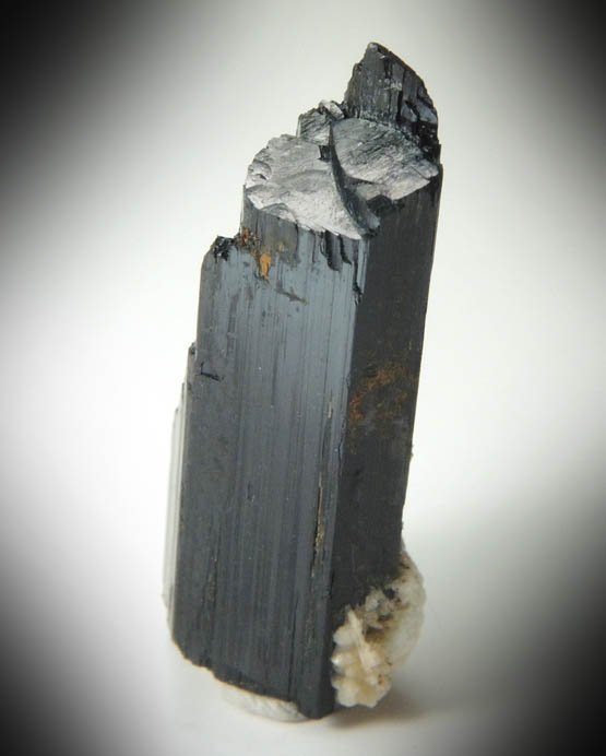 Arfvedsonite (rare terminated crystal) from Hurricane Mountain, east of Intervale, Carroll County, New Hampshire