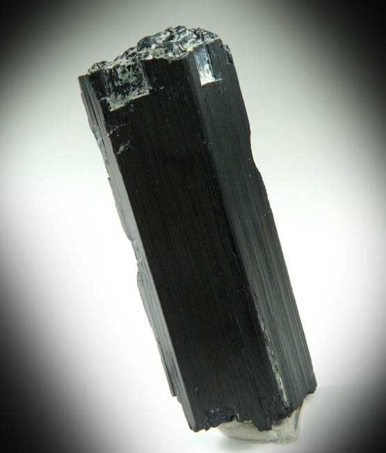 Arfvedsonite (rare terminated crystal) from Hurricane Mountain, east of Intervale, Carroll County, New Hampshire