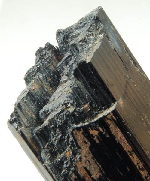 Arfvedsonite (rare terminated crystal) from Hurricane Mountain, east of Intervale, Carroll County, New Hampshire