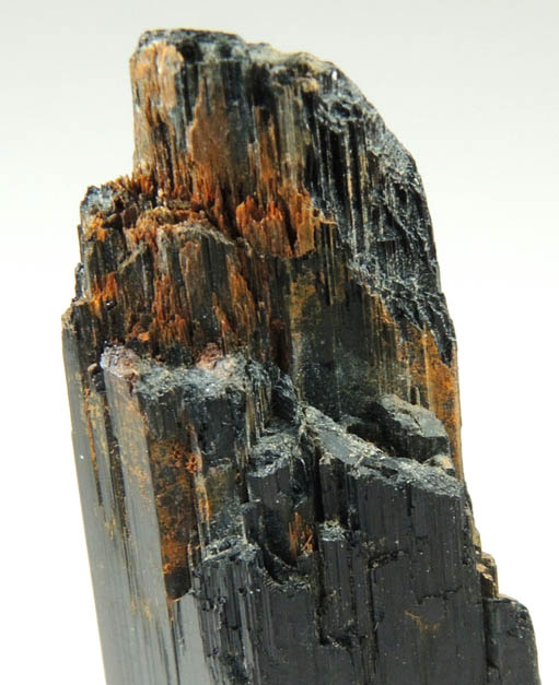 Arfvedsonite (rare terminated crystal) from Hurricane Mountain, east of Intervale, Carroll County, New Hampshire