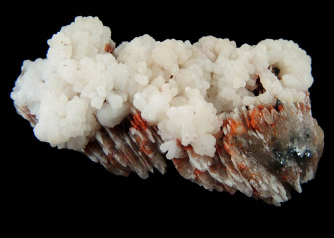 Calcite over Barite from Montreal Mine, Gogebic Iron Range, Iron County, Wisconsin