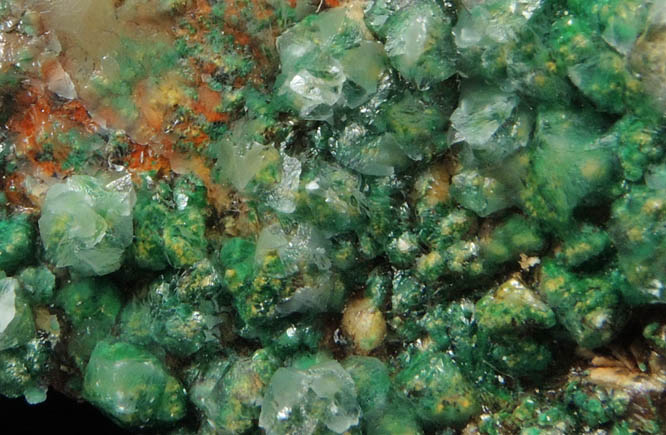 Calcite with Malachite inclusions from Great Orme, Llandudno, Wales