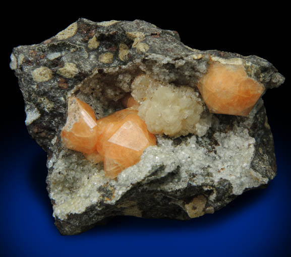 Gmelinite-Na with Analcime from Magheramorne Quarry, near Larne, County Antrim, Northern Ireland