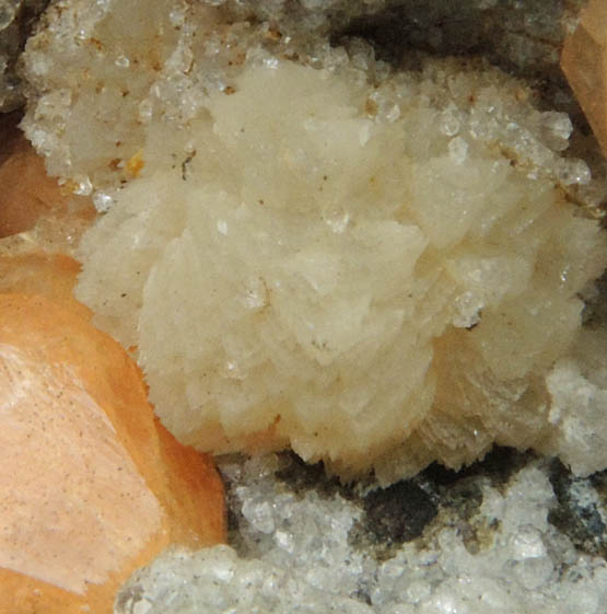 Gmelinite-Na with Analcime from Magheramorne Quarry, near Larne, County Antrim, Northern Ireland