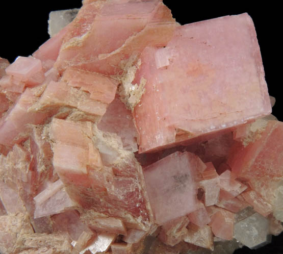 Rhodochrosite over Quartz from Butte Mining District, Summit Valley, Silver Bow County, Montana