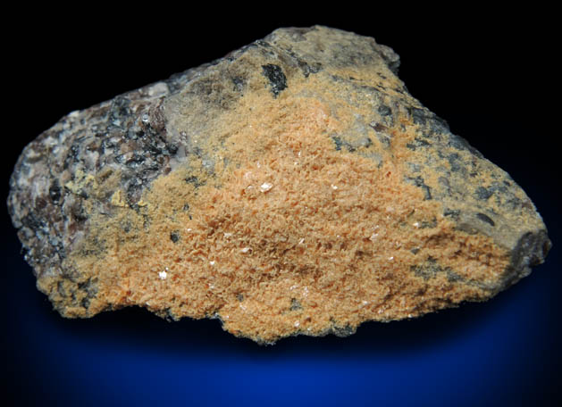 Friedelite on Franklinite and Willemite from Sterling Mine, Ogdensburg, Sterling Hill, Sussex County, New Jersey (Type Locality for Franklinite)
