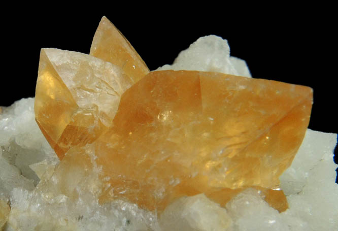 Calcite on Prehnite from Woodbury Traprock Quarry, east of Woodbury, Litchfield County, Connecticut