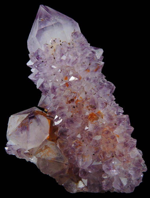 Quartz var. Amethyst (Cactus Quartz) from Boekenhouthoek area, Mpumalanga Province, South Africa