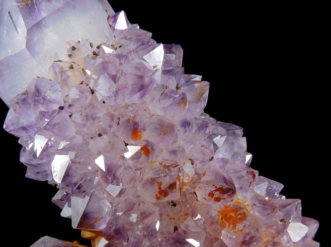 Quartz var. Amethyst (Cactus Quartz) from Boekenhouthoek area, Mpumalanga Province, South Africa