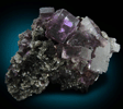 Fluorite, Quartz, Sphalerite from Rosiclare District, Hardin County, Illinois