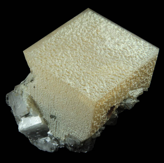 Calcite over Fluorite, Sphalerite, Pyrite from Naica District, Saucillo, Chihuahua, Mexico
