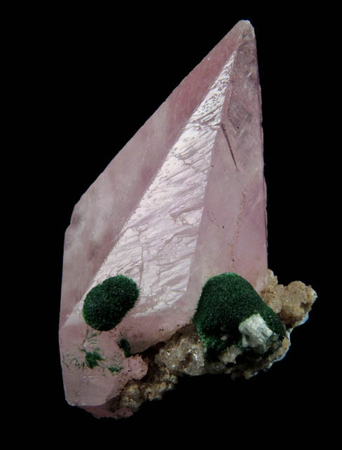 Calcite var. Cobaltian Dikuluwe Mine from Dikuluwe Mine, 155 WNW of Lubumbashi, Katanga Copperbelt, Lualaba Province, Democratic Republic of the Congo