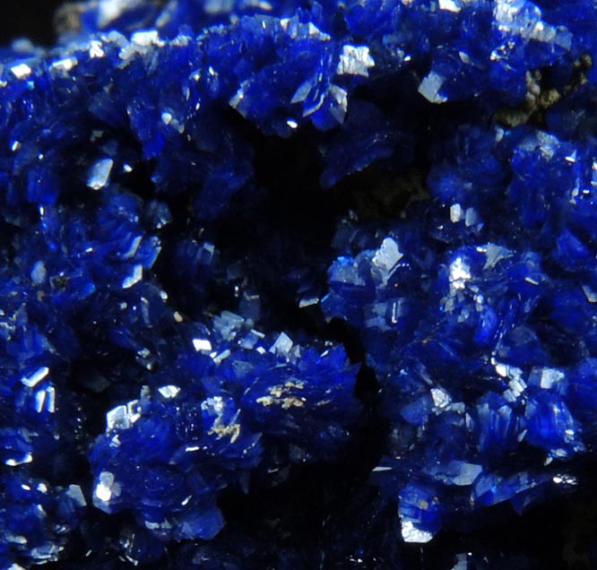 Azurite from Morenci Mine, 4750' level, Lone Star Area, Clifton District, Greenlee County, Arizona