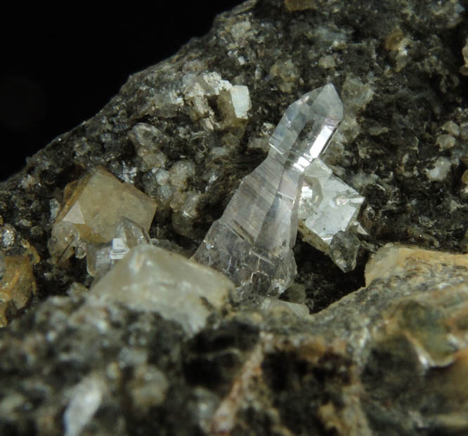 Quartz var. Tessin habit with Ankerite and Muscovite from Becker Quarry, West Willington, Tolland County, Connecticut