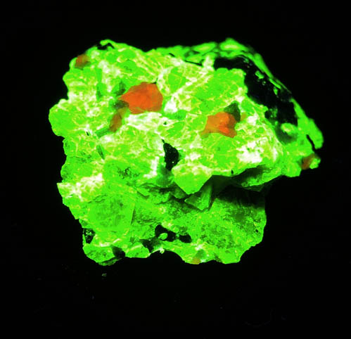 Willemite and Franklinite from Franklin Mining District, Sussex County, New Jersey (Type Locality for Franklinite)