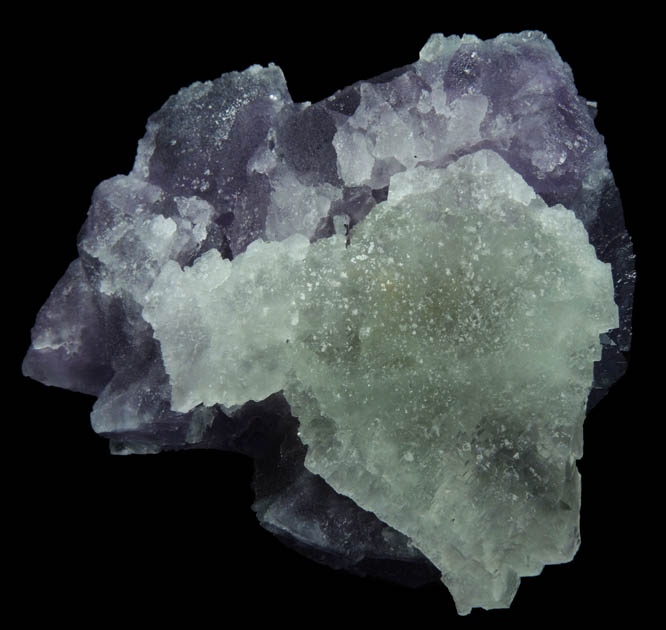 Fluorite on Fluorite from De'an Mine, Wushan, Jiangxi Province, China