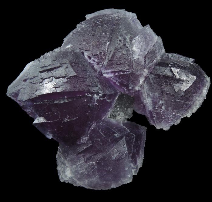 Fluorite on Fluorite from De'an Mine, Wushan, Jiangxi Province, China