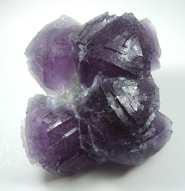 Fluorite on Fluorite from De'an Mine, Wushan, Jiangxi Province, China