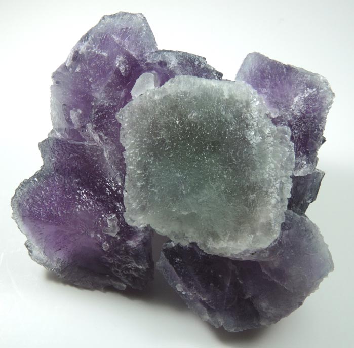 Fluorite on Fluorite from De'an Mine, Wushan, Jiangxi Province, China