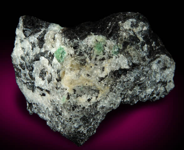 Beryl var. Emerald from Crabtree Mine, Spruce Pine, Mitchell County, North Carolina