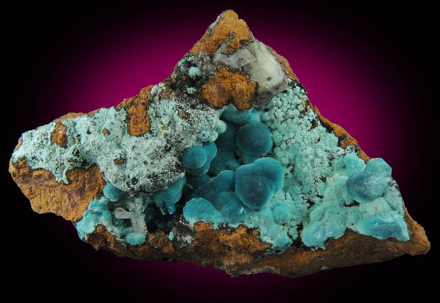 Rosasite from Mina Ojuela, Mapimi, Durango, Mexico