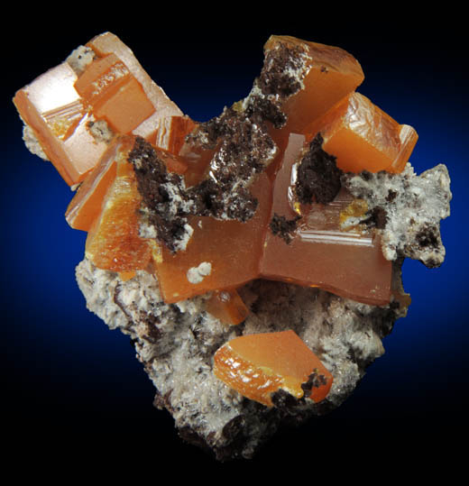 Wulfenite and Willemite from Sierra de Los Lamentos, Chihuahua, Mexico