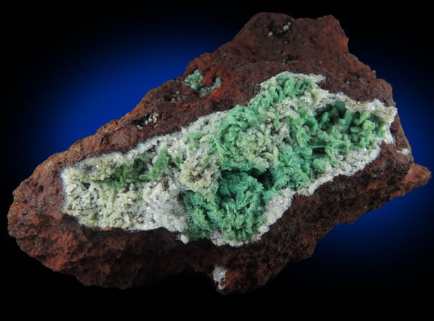 Chrysocolla pseudomorphs after Hemimorphite from Guzmn, Chihuahua, Mexico