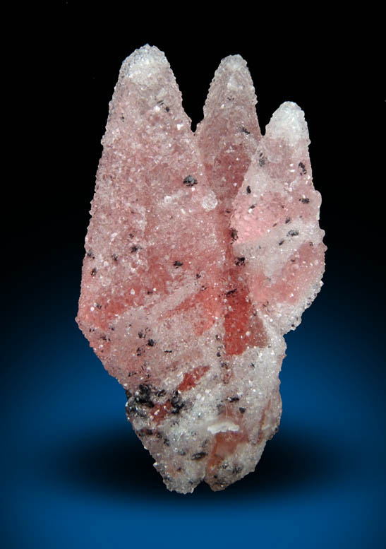 Rhodochrosite with Manganite and Quartz from N'Chwaning Mine, Kalahari Manganese Field, Northern Cape Province, South Africa